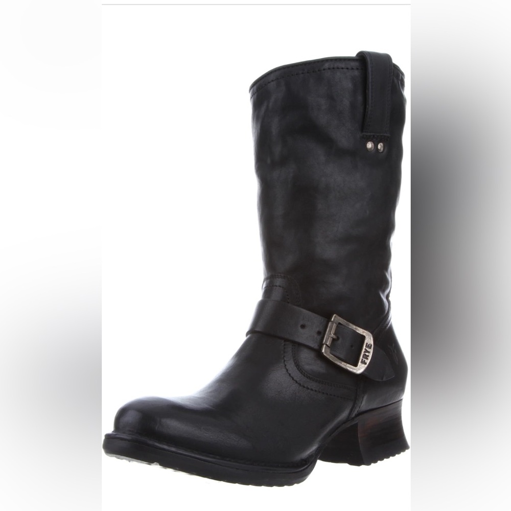 Black Leather Women's Boots